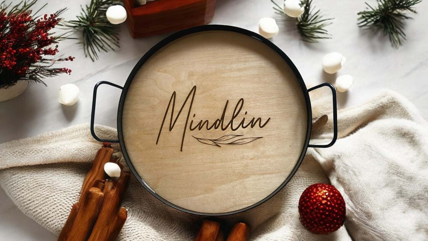 Personalized serving tray, custom serving tray