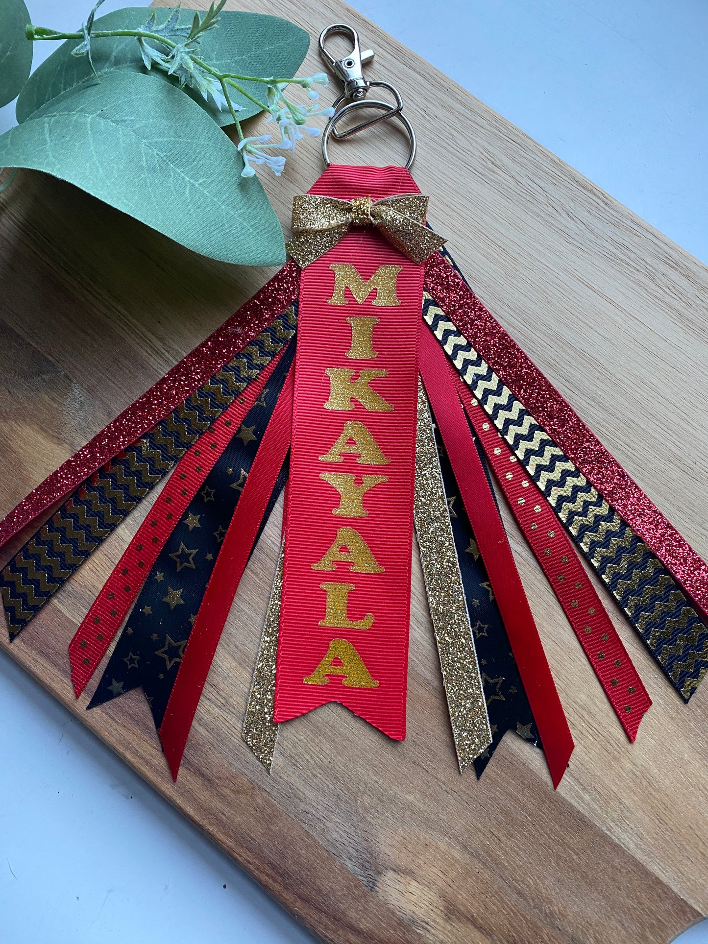 Ribbon Keychain - Colorful and Stylish Key Accessory