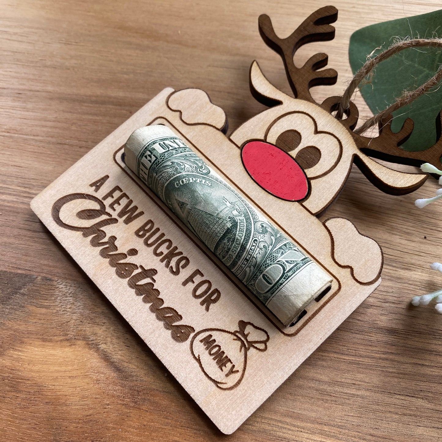 Christmas Reindeer Money Holder