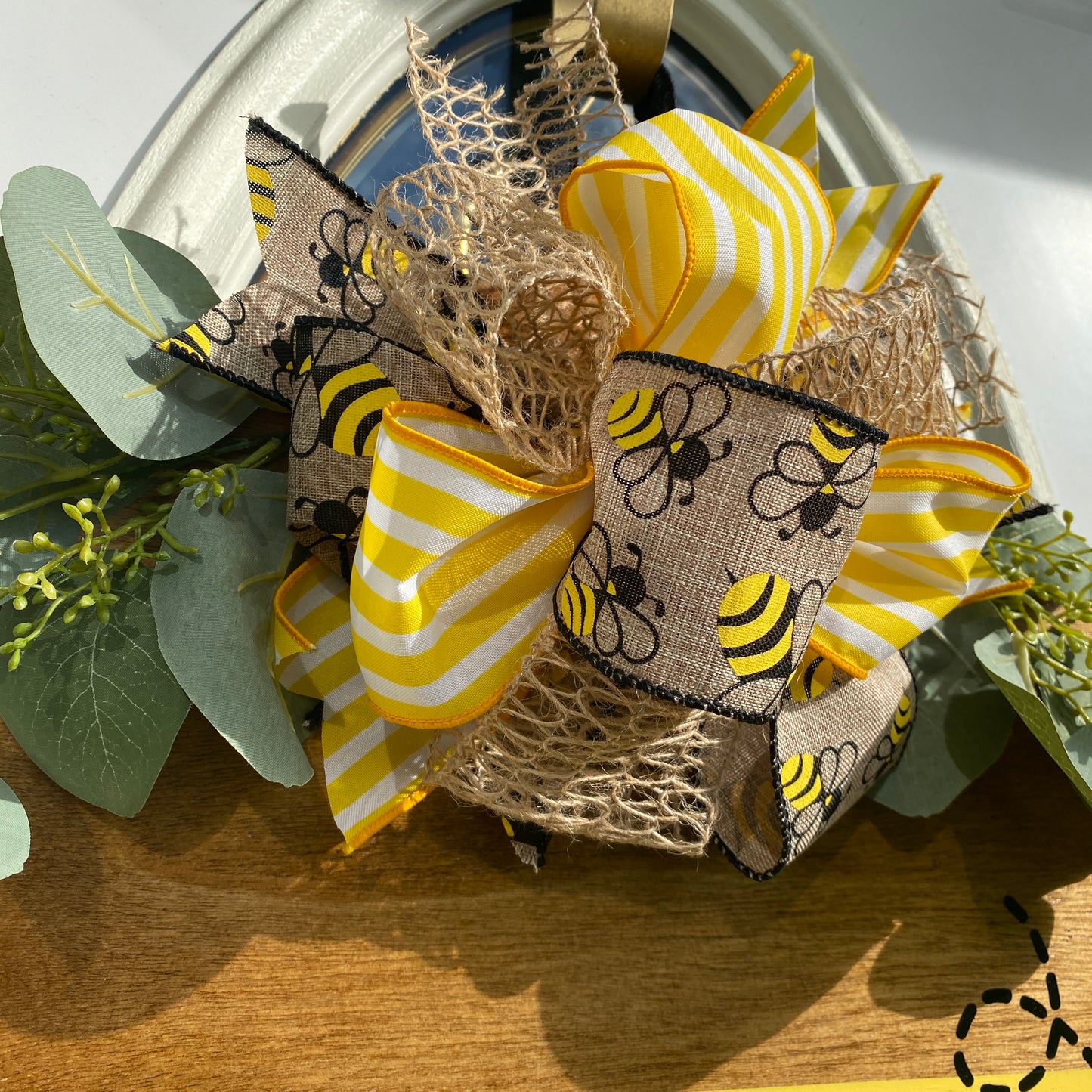 Welcome to Our Home Door Hanger, Spring Door Hanger, Summer Door Hanger, Bee Door Hanger