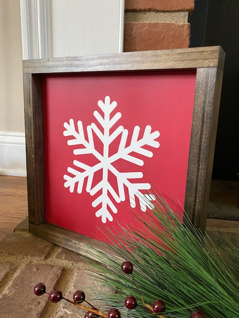 Christmas Sign, Snowflake Baby It's Cold Outside Sign, Christmas Decorations