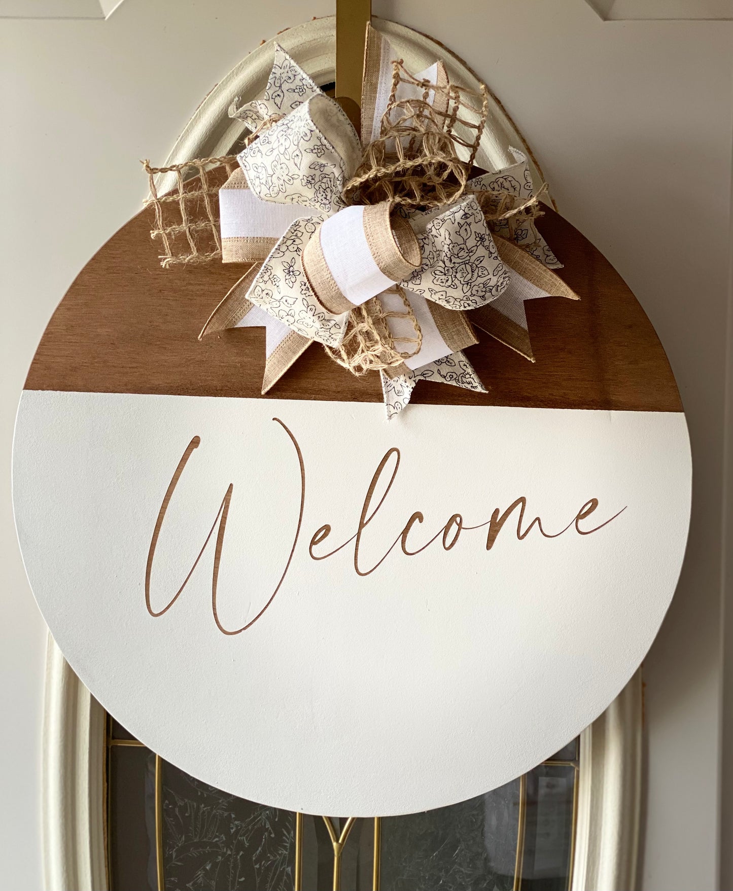Welcome Door Hanger, Spring Door Hanger | Bunny Door Hanger | Home Decor | Welcome Door Hanger