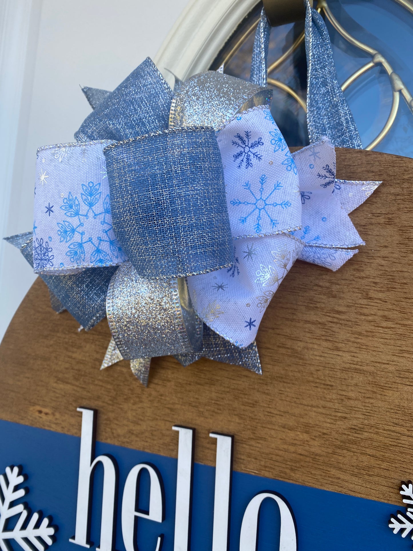 Winter Wooden Sign, Hello Winter Sign, Hello Winter Door Hanger, Hello Winter Door Decor