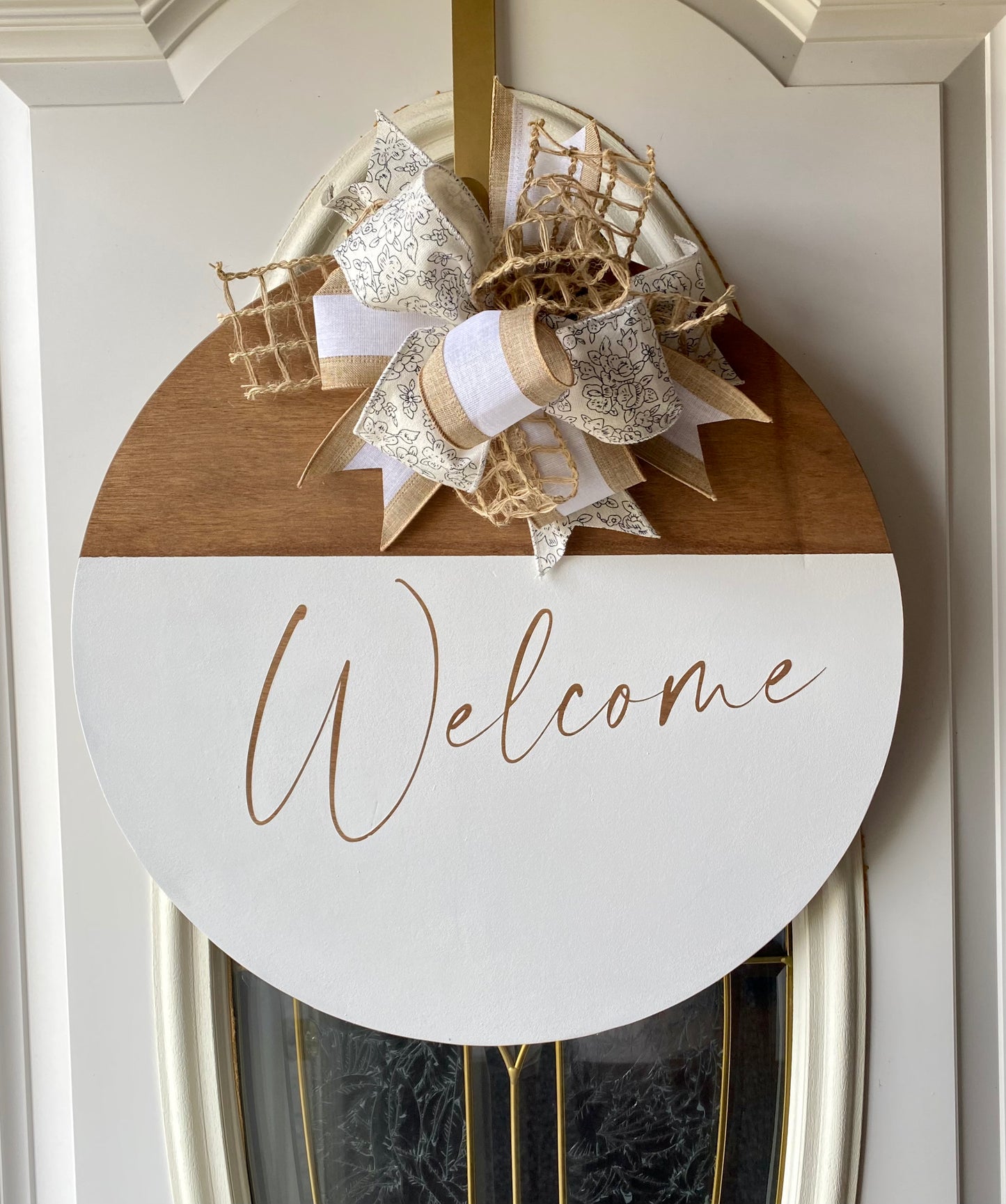Welcome Door Hanger, Spring Door Hanger | Bunny Door Hanger | Home Decor | Welcome Door Hanger