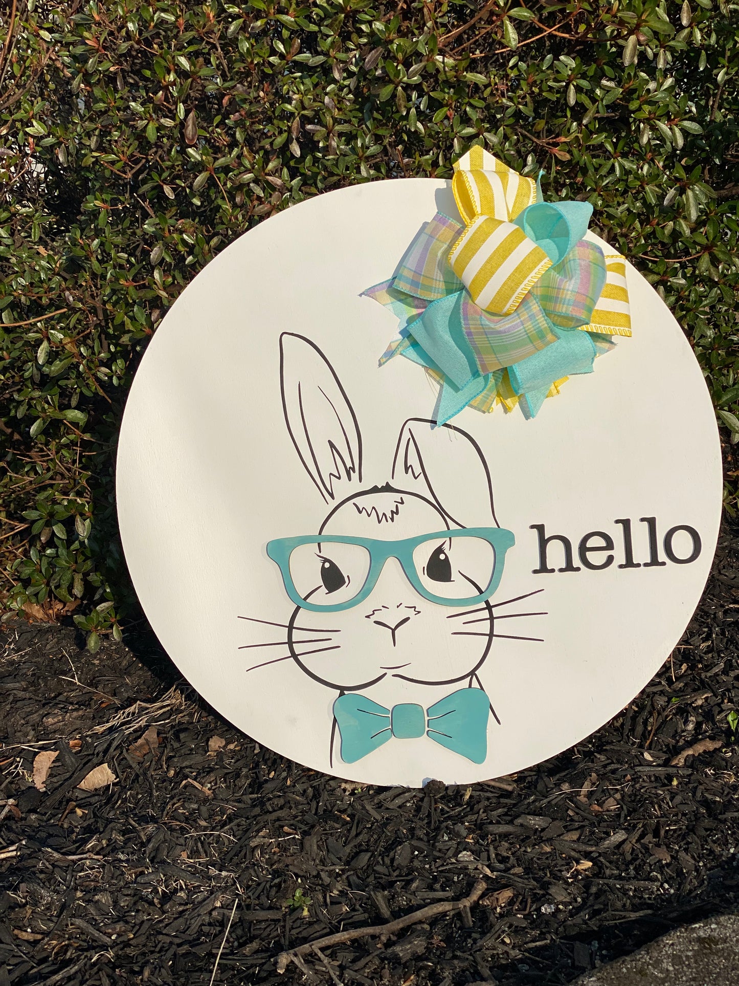 Easter Door Hanger | Spring Door Hanger | Bunny Door Hanger | Home Decor