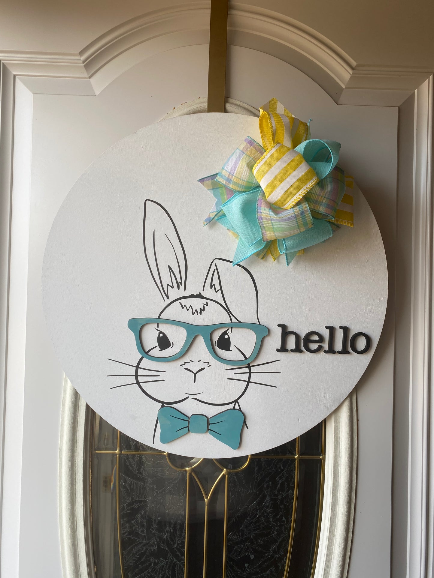 Easter Door Hanger | Spring Door Hanger | Bunny Door Hanger | Home Decor