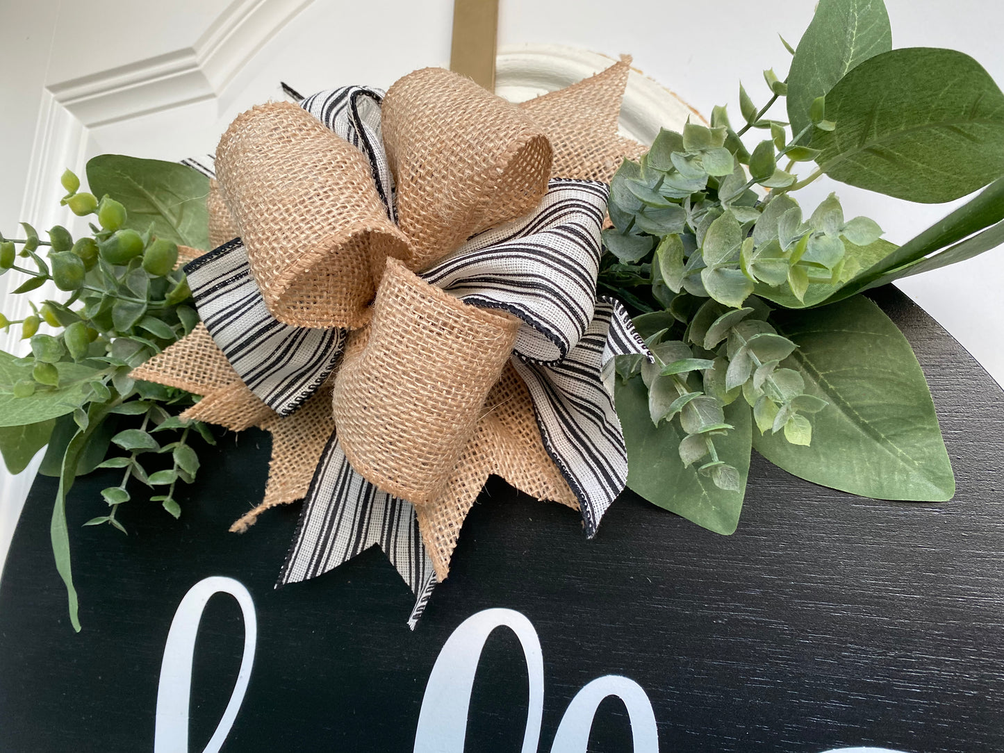 Hello Door Hanger, Hello Door Sign | Graceful Creations by Graciela