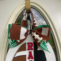 Football Door Hanger, High School Football Team Spirit