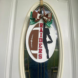 Football Door Hanger, High School Football Team Spirit