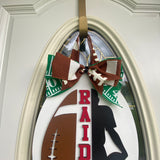 Football Door Hanger, High School Football Team Spirit