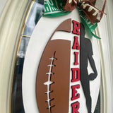 Football Door Hanger, High School Football Team Spirit