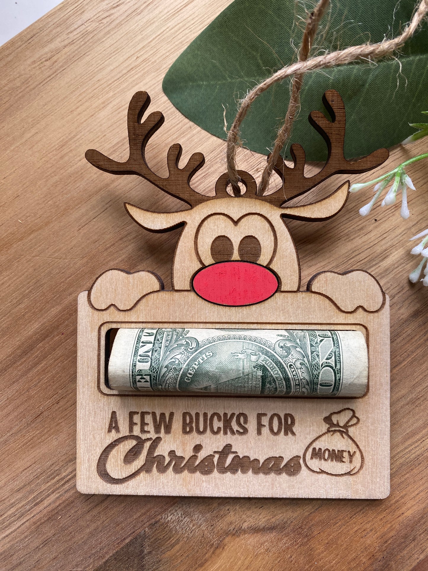 Christmas Reindeer Money Holder