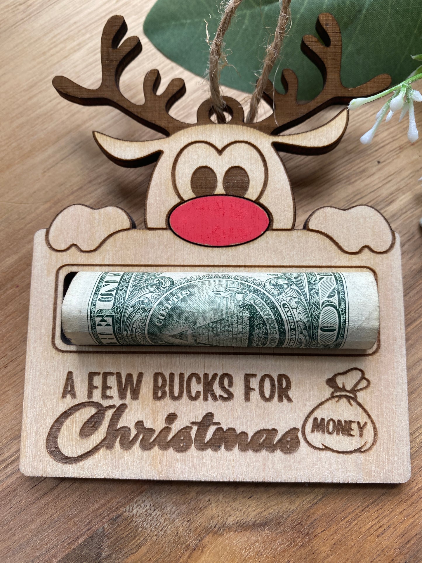 Christmas Reindeer Money Holder