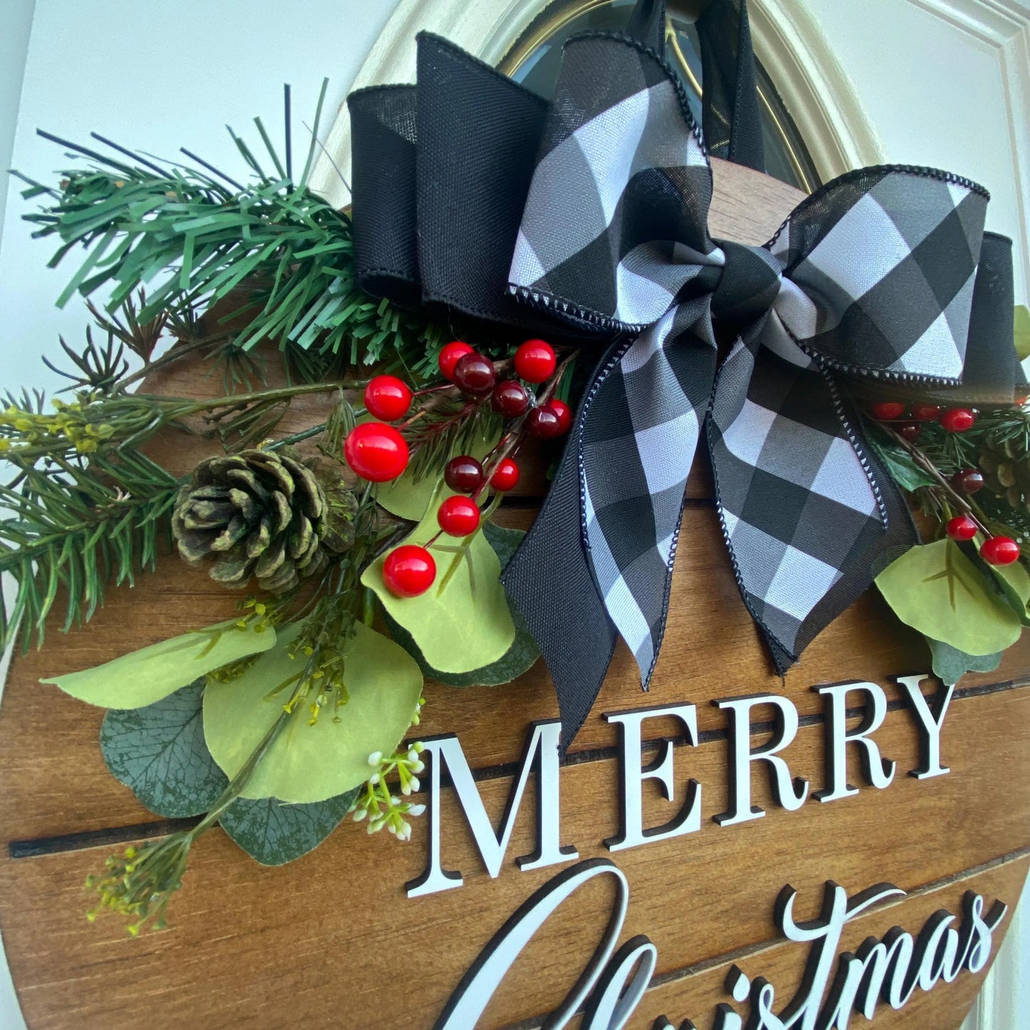 Christmas Wooden Sign,  Merry Christmas Sign, Christmas Door Hanger, Merry Christmas Door Hanger, Winter Door Hanger, Winter Sign