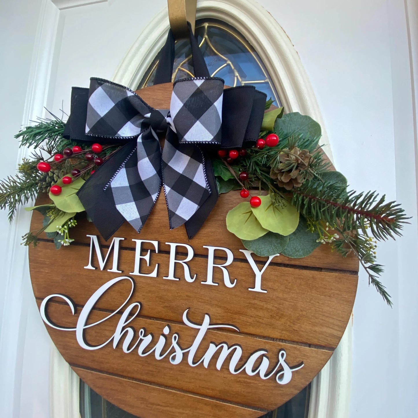 Christmas Wooden Sign,  Merry Christmas Sign, Christmas Door Hanger, Merry Christmas Door Hanger, Winter Door Hanger, Winter Sign