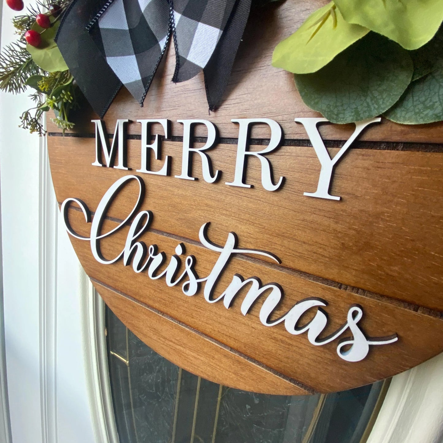 Christmas Wooden Sign,  Merry Christmas Sign, Christmas Door Hanger, Merry Christmas Door Hanger, Winter Door Hanger, Winter Sign