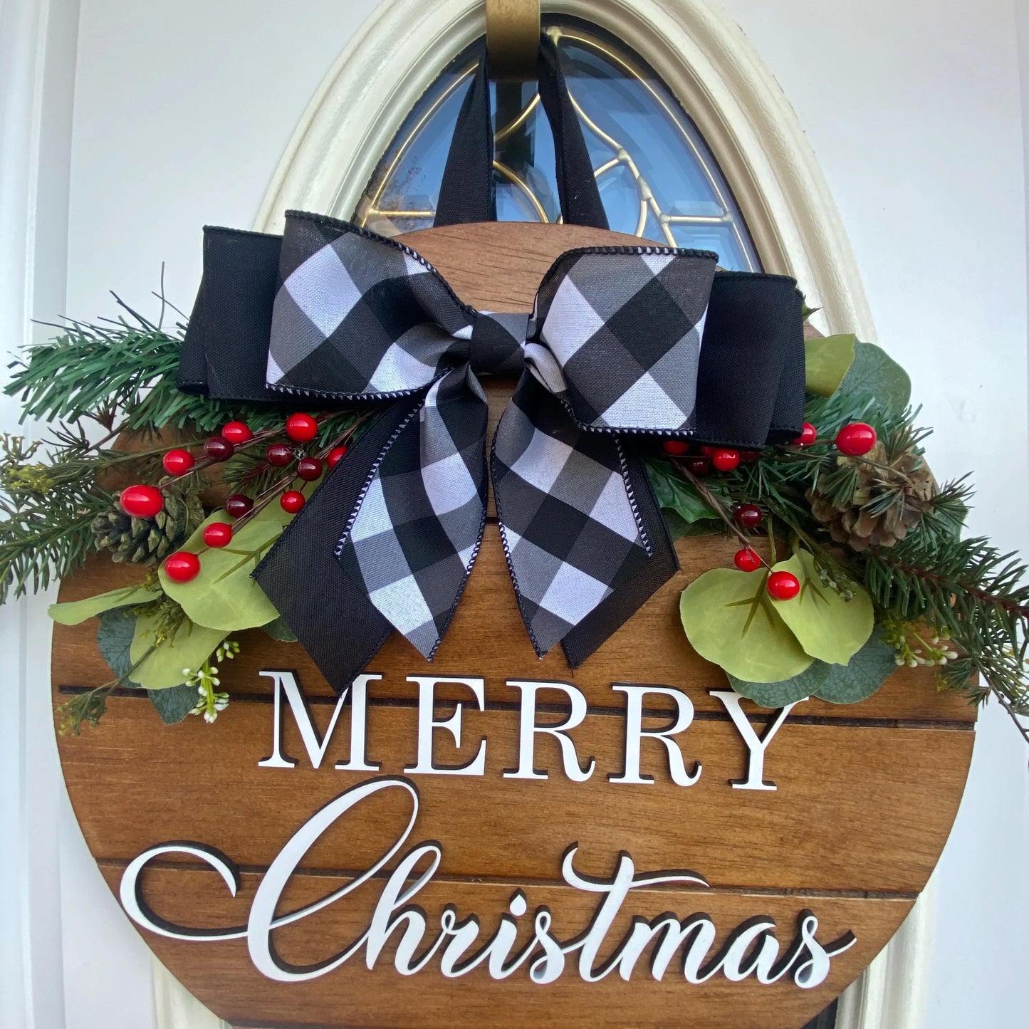 Christmas Wooden Sign,  Merry Christmas Sign, Christmas Door Hanger, Merry Christmas Door Hanger, Winter Door Hanger, Winter Sign