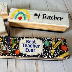 Personalized Teacher Erasers