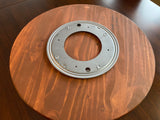 Eat-Drink-Enjoy Wooden Round, Kitchen Lazy Susan | Graceful Creations by Graciela