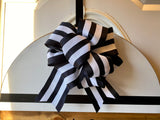 Striped Welcome Door Hanger Sign, Welcome Sign | Graceful Creations by Graciela