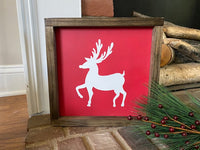 Christmas Sign, Christmas Reindeer Sign, Christmas Decorations