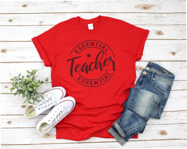 Teacher T-shirt, Essential Teacher Shirt | Graceful Creations by Graciela
