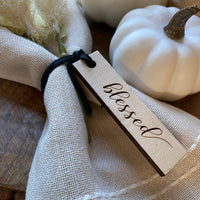 Thanksgiving Napkin Ring Ties