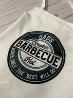 Dad Apron, BBQ Apron, Father's Day Gift, Male Apron